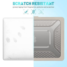 Load image into Gallery viewer, ProElite Case for MacBook Air 13.6 inch Case 2022 2023 2024 2025 Release M4/M3 A3113 M2 A2681 with Touch ID,Heavy Duty Honeycomb Hard Shell with Slim TPU Bumper and Fold Kickstand, Stone