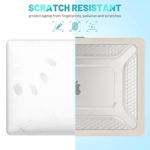 Load image into Gallery viewer, ProElite Case for MacBook Air 15 inch Case 2023 2024 Release M3 A3114 M2 A2941 with Liquid Retina Display & Touch ID,Heavy Duty Honeycomb Hard Shell with Slim TPU Bumper and Fold Kickstand, Stone