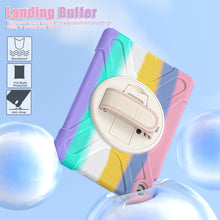 Load image into Gallery viewer, ProElite Cover for Samsung Galaxy Tab S10 FE Plus 13.1 inch, Rugged 3 Layer Armor case for Samsung Galaxy Tab S10 FE Plus 13.1 inch with Rotating Kickstand, Rainbow Pink