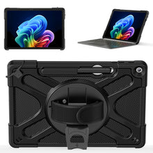 Load image into Gallery viewer, ProElite Cover for Surface Pro 12 inch Case, Rugged 3 Layer Armor case Cover for Surface Pro 12 inch with Hand Grip & Rotating Kickstand with Shoulder Strap, Black