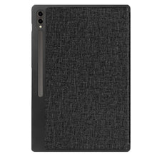 Load image into Gallery viewer, ProElite Cover for Samsung Galaxy Tab S9 FE+/S9 Plus/S10+ 12.4" Case, PU Smart Flip case Cover for Samsung Galaxy Tab S9 FE Plus/S9 Plus/S10 Plus 12.4 inch, Black