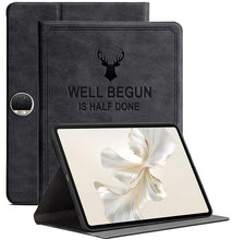 Load image into Gallery viewer, ProElite Case Cover for Honor Pad 9 12.1 inch Case, Deer Flip case Cover for Honor Pad 9 12.1 inch Tablet, Black