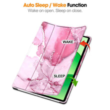 Load image into Gallery viewer, ProElite Cover for Lenovo Tab 10.1 inch 2025 Case Cover, Sleek Smart Flip Case Cover for Lenovo Tab 10.1 inch 2025 Tablet (Support Auto Sleep Wake), Marble Pink