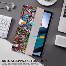 Load image into Gallery viewer, ProElite Case Cover for Galaxy Tab S6 Lite 10.4 inch Cover, Smart Flip case for Samsung Galaxy Tab S6 Lite 10.4 Inch 2024 SM-P610/P615 with S Pen Holder Supports S Pen Magnetic Attachment, Hippy