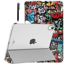 Load image into Gallery viewer, ProElite Cover for Apple iPad (A16) 11th/10th Generation (2025/2022) Cover Case, Transparent Smart case for iPad 11th/10th Gen 2025/2022 (Supports Auto Sleep Wake) with Stylus Pen, Hippy