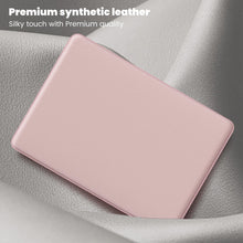 Load image into Gallery viewer, ProElite Case for MacBook Pro 13 inch M2 2024, 2023, 2022-2016 A2338 M1 A2251 A2289 A2159 A1989 A1708 A1706, Slim Leather Case with Foldable stand, Pink