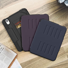 Load image into Gallery viewer, ProElite Case Cover for Apple iPad Mini 6/Mini 7 8.3 inch, Smart Magnetic Shockproof Protective Case for Apple iPad Mini 6/Mini 7 8.3 inch 5 Stable Stands with Pencil Holder, Dark Purple