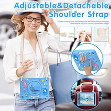 Load image into Gallery viewer, ProElite Cover for Apple iPad 10.2 inch Case Cover, Tough Bubble Kids case Cover for Apple iPad 10.2" 9th/8th/7th Gen with Rotating Kickstand & Shoulder Strap, Blue