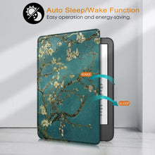 Load image into Gallery viewer, ProElite Slim Smart Flip case Cover for Amazon Kindle 6" 300 ppi 11th Gen/12th Gen 2022/2024, Flowers