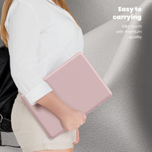 Load image into Gallery viewer, ProElite Case for MacBook Pro 14 inch 2025 2024 2023 2022 2021 M5/M4/M3 A2918 A2992 M2 A2779 M1 A2442 Pro Max, Slim Leather Case with Foldable Stand, Pink
