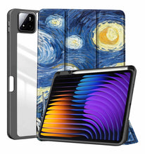 Load image into Gallery viewer, ProElite Cover for Xiaomi Mi Pad 7/7 Pro 11.2 inch case Cover, Transparent Flip Case for Xiaomi Mi Pad 7/7 Pro 11.2 inch with Pen Holder (Supports Auto Sleep Wake Function), Starry Night