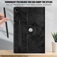 Load image into Gallery viewer, ProElite Cover for Samsung Galaxy Tab A9 Plus 11 inch case Cover, Smart Rotatable Flip Case for Samsung Galaxy Tab A9 Plus 11 inch with Pen Holder, Black