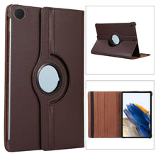 Load image into Gallery viewer, ProElite Cover for Galaxy A8 Cover Case, 360 Rotatable Smart Flip Case Cover for Samsung Galaxy Tab A8 10.5 inch (SM-X200/ SM-X205/ SM-X207) with Stylus Pen, Brown