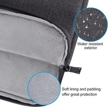 Load image into Gallery viewer, ProElite Polyster Laptop Sleeve Case Cover Pouch for 13" to 14" MacBook Air/Pro Retina, Compatible with Surface Pro, MacBook Pro 14" M1/Max A2442, Galaxy Tab S8/S9 Ultra 14.6"/iPad Pro 12.9, Dark Grey