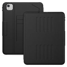 Load image into Gallery viewer, ProElite case for iPad Air 11 inch 2024/ iPad Air 5th/4th Gen 10.9 Inch, iPad Pro 11 4th/3rd Gen Smart Magnetic Shockproof Protective Case with 5 Stable Stands with Pencil Holder, Black