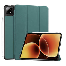Load image into Gallery viewer, ProElite Cover for Xiaomi Mi Pad 8/8 Pro/Mi Pad 7/7 Pro 11.2 inch Cover Case, Trifold Flip Case Cover, Support Auto Sleep Wake, Dark Green