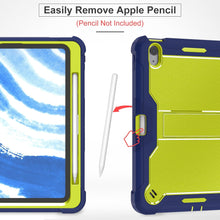Load image into Gallery viewer, ProElite Cover for Apple iPad Air 11 inch M3/M2 2025/2024 & Air 10.9 5th/4th Gen, Rugged Shockproof Heavy Duty Back Case Cover for iPad Air 11 inch M3/M2 2025/2024 with Apple Pencil Holder, Navy Green