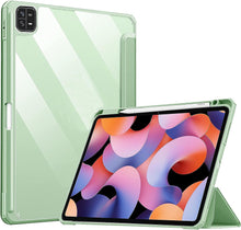 Load image into Gallery viewer, ProElite for Xiaomi Mi Pad 6 case Cover, Transaprent Flip Case for Xiaomi Mi Pad 6 11 inch with Pen Holder (Supports Auto Sleep Wake Function), Light Green