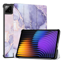 Load image into Gallery viewer, ProElite Cover for Xiaomi Mi Pad 7/7 Pro 11.2 inch Cover Case, Trifold Flip Case for Xiaomi Mi Pad 7/7 Pro 11.2 inch, Support Auto Sleep Wake, Marble Purple
