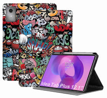 Load image into Gallery viewer, ProElite Book Case Cover for Lenovo Idea Tab Plus 12.1 inch 2025,Smart flip case Book Cover for Lenovo Idea Tab Plus 12.1 inch 2025 Tablet with Pen Holder, Hippy
