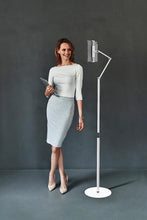 Load image into Gallery viewer, ProElite Foldable Adjustable 360 Degree Aluminum Floor Stand Tablet Stand for Apple iPad, iPhones, Galaxy Tab, Xiaomi Pad, Redmi Pad, Realme, Oneplus Pad,Lenovo Tab, Kindle Upto 12.9 inch