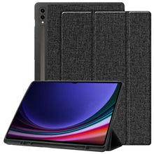 Load image into Gallery viewer, ProElite Cover for Samsung Galaxy Tab S9 FE+/S9 Plus/S10+ 12.4" Case, PU Smart Flip case Cover for Samsung Galaxy Tab S9 FE Plus/S9 Plus/S10 Plus 12.4 inch, Black