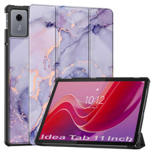 Load image into Gallery viewer, ProElite Cover for Lenovo idea Tab 11 inch 2025 Cover Case, Sleek Smart Flip Case cover for Lenovo idea Tab 11 inch 2025 Tablet {Support Auto Sleep Wake}, Marble Purple