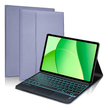 Load image into Gallery viewer, ProElite TouchPad Keyboard case for Oppo Pad SE 11 inch, Magnetic Detachable Wireless Bluetooth TouchPad Keyboard for Oppo Pad SE 11 inch Built-in 7-Colors Backlit, Lavender