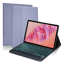 Load image into Gallery viewer, ProElite TouchPad Keyboard case for Lenovo Tab Plus 11.5 inch, Magnetic Detachable Wireless Bluetooth TouchPad Keyboard Lenovo Tab Plus 11.5 inch Built-in 7-Colors Backlit, Lavender