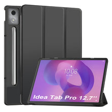 Load image into Gallery viewer, ProElite Cover for Lenovo Idea Tab Pro 12.7 inch 2025 Cover Case, Sleek Smart Flip Case cover for Lenovo Idea Tab Pro 12.7 inch 2025 Support Auto Sleep Wake, Black
