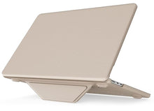 Load image into Gallery viewer, ProElite Case for MacBook Air 15 Case 2023 2024 2025 Release M4 M3 A3114 M2 A2941 with Touch ID, Slim Leather case with Foldable stand, Gold