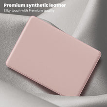 Load image into Gallery viewer, ProElite Case for MacBook Air 13 inch M2 2025/2024 M1 2021 2020 Release A2337 A2179 A1932 Model Touch ID, Slim Leather case with Foldable Stand, Pink