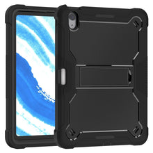 Load image into Gallery viewer, ProElite Cover for iPad Air 11 inch M3/M2 2025/2024 & Air 10.9 5th/4th Gen, Rugged Shockproof Heavy Duty Back Case Cover for iPad Air 11 inch M3/M2 2025/2024 2025/2024 with Apple Pencil Holder, Black