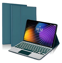 Load image into Gallery viewer, ProElite TouchPad Keyboard case for Xiaomi Mi Pad 7/7 Pro 11.2 inch, Magnetic Detachable Wireless Bluetooth TouchPad Keyboard Mi Pad 7/7 Pro 11.2 inch with Built-in 7-Colors Backlit, Dark Green