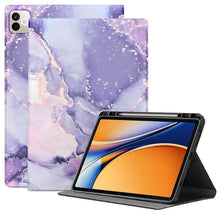 Load image into Gallery viewer, ProElite Book Case Cover for Realme Pad 3 11.6 inch 2026, Smart flip case Book Cover for Realme Pad 3 11.6 inch 2026 Tablet with Pen Holder, Marble Purple