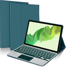 Load image into Gallery viewer, ProElite TouchPad Keyboard case for Realme Pad 2 11.5 inch, Magnetic Detachable Wireless Bluetooth TouchPad Keyboard Built-in 7-Colors Backlit, Dark Green