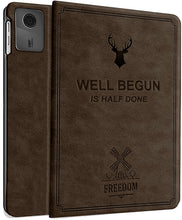 Load image into Gallery viewer, ProElite Cover for Lenovo Tab M11 11 inch Case Cover, Deer Smart Flip Case cover for Lenovo Tab M11 11 inch, Coffee