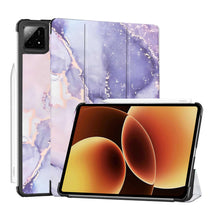 Load image into Gallery viewer, ProElite Cover for Xiaomi Mi Pad 8/8 Pro/Mi Pad 7/7 Pro 11.2 inch Cover Case, Trifold Flip Case Cover, Support Auto Sleep Wake, Marble Purple