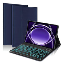 Load image into Gallery viewer, ProElite Keyboard case for Realme Pad 2 Lite 10.95 inch Magnetic Detachable Wireless Bluetooth Keyboard Case Realme Pad 2 Lite 10.95 Built-in 7-Colors Backlit, Dark Blue