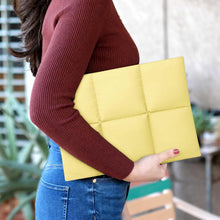 Load image into Gallery viewer, ProElite Puffy Laptop Sleeve for 16-inch MacBook Pro Puffer Laptop Carrying Case, Pillow Pouch Compatible MacBook Pro 16 inch - Butter Yellow