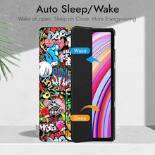 Load image into Gallery viewer, ProElite Case Cover for Xiaomi Redmi Pad 2 11 inch Cover, Transparent Flip Case for Xiaomi Redmi Pad 2 11 inch Case Cover with Pen Holder, Hippy