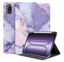 Load image into Gallery viewer, ProElite Book Cover Case for OnePlus Pad 3 13.2 inch 2025, Smart flip case Book Cover for OnePlus Pad 3 13.2 inch with Pen Holder, Marble Purple