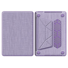 Load image into Gallery viewer, ProElite Case for MacBook Pro 13 inch Case M2 2024, 2023, 2022-2016 A2338 M1 A2251 A2289 A2159 A1989 A1708 A1706, Fabric Material Hard Shell with Slim TPU Bumper and Fold Kickstand, Purple