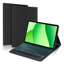Load image into Gallery viewer, ProElite TouchPad Keyboard case for Oppo Pad SE 11 inch, Magnetic Detachable Wireless Bluetooth TouchPad Keyboard for Oppo Pad SE 11 inch Built-in 7-Colors Backlit, Black