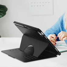 Load image into Gallery viewer, ProElite Case Cover for iPad Pro 13 2024/2025 M4/M5, Smart Magnetic Shockproof Protective Case for Apple iPad Pro 13 M4/M5 2024/2025 5 Stable Stands with Pencil Holder, Black