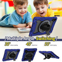 Load image into Gallery viewer, ProElite for Redmi Pad Pro 12.1 inch case, Rugged 3 Layer Armor case Cover for Redmi Pad Pro 12.1 inch with Hand Grip and Rotating Kickstand with Shoulder Strap, Dark Blue