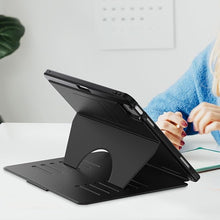 Load image into Gallery viewer, ProElite Case Cover for iPad Air 13 inch M3/M2 2025/2024, Smart Magnetic Shockproof Protective Case for Apple iPad Air 13 inch M3/M2 2025/2024 5 Stable Stands with Pencil Holder, Black