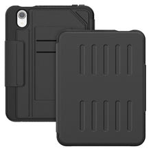Load image into Gallery viewer, ProElite Case Cover for Apple iPad Mini 6/Mini 7 8.3 inch, Smart Magnetic Shockproof Protective Case for Apple iPad Mini 6/Mini 7 8.3 inch 5 Stable Stands with Pencil Holder, Black