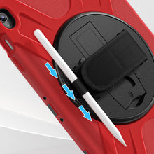 Load image into Gallery viewer, ProElite Cover for Samsung Galaxy Tab S10 FE Plus 13.1 inch, Rugged 3 Layer Armor case for Samsung Galaxy Tab S10 FE Plus 13.1 inch with Rotating Kickstand, Red