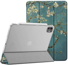Load image into Gallery viewer, ProElite Case Cover for Apple iPad Pro 11 inch M4/M5 2024/2025 5th/6th Gen Cover, Smart Flip Case for Apple iPad Pro 11 inch M4/M5 2024/2025, Translucent Back, Flowers